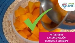 Mitos sobre la conservación de frutas y verduras